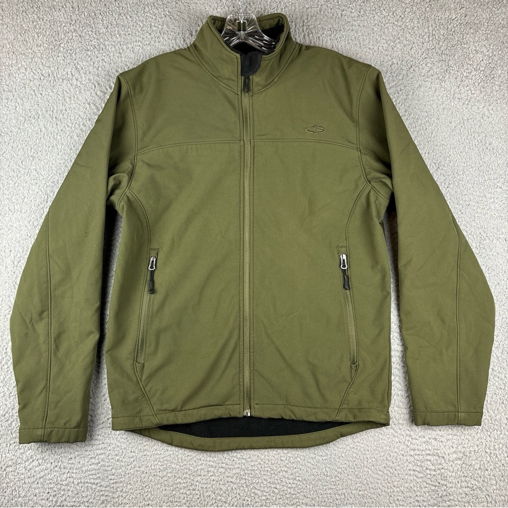 C9 by Champion‎ Jacket Men's Small Green Softshell Full Zip Mock Neck